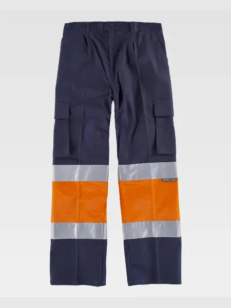 Pantalone Alta Visibilita Classe 1 Workteam all'ingrosso