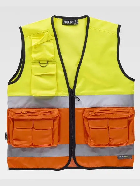 Gilet Alta Visibilita Classe 2 Workteam all'ingrosso