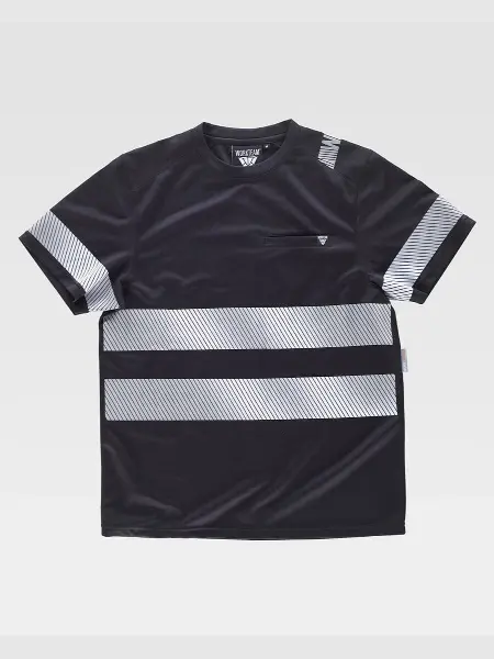 T-shirt Bande Rifrangenti Discontinue Workteam all'ingrosso