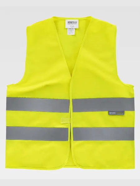 Gilet Bambino Alta Visibilita Workteam all'ingrosso