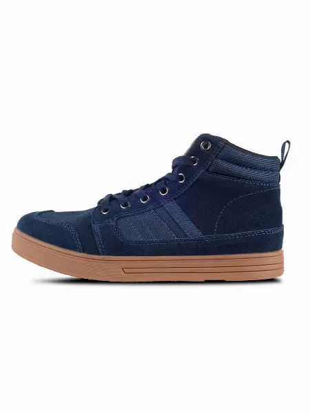 Scarpa Alta In Pelle E Tessuto Workteam all'ingrosso