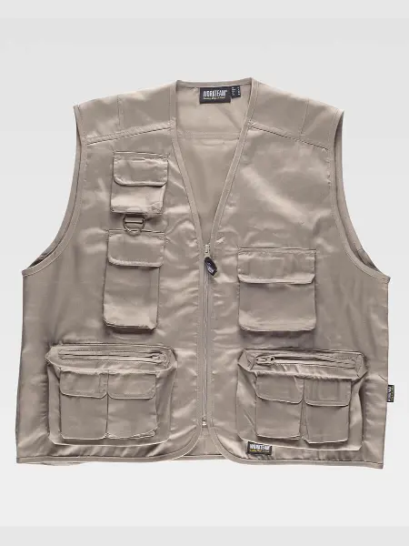 Gilet Multitasche Leggero Workteam all'ingrosso
