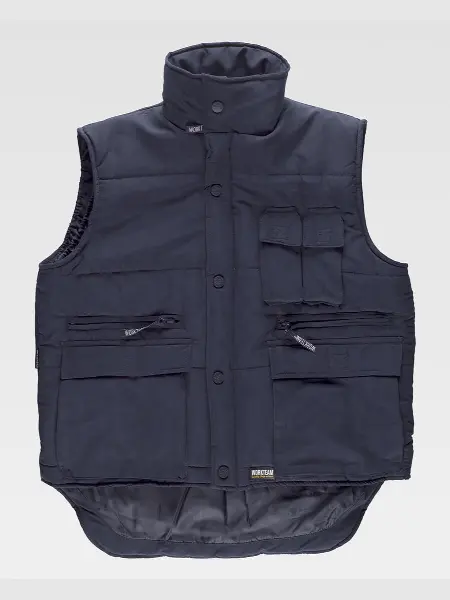 Gilet Multitasche Imbottito Workteam all'ingrosso