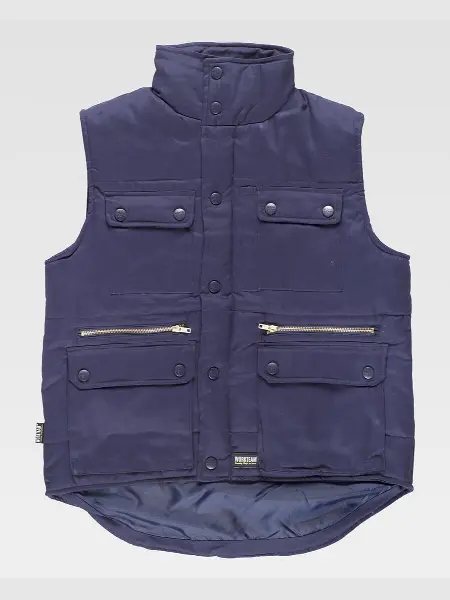 Gilet Multitasche Imbottito Workteam all'ingrosso