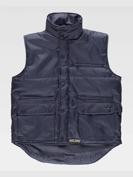 Gilet Multitasche Imbottito Workteam all'ingrosso