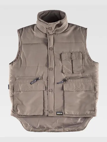 Gilet Multitasche Imbottito Workteam all'ingrosso