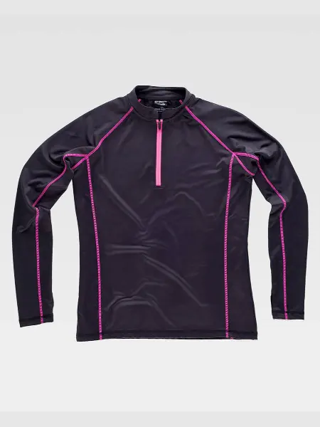 Giacca Donna Mezza Zip Sport Workteam all'ingrosso