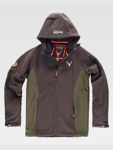 Softshell Con Cappuccio - Caccia Workteam all'ingrosso