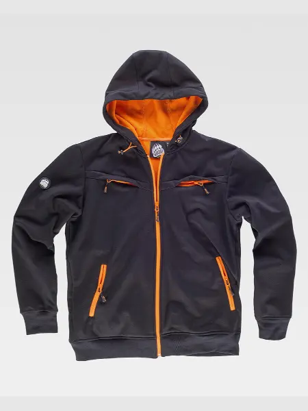Softshell Con Cappuccio Unisex Workteam all'ingrosso