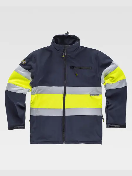 Softshell Alta Visibilita Classe 1 Workteam all'ingrosso