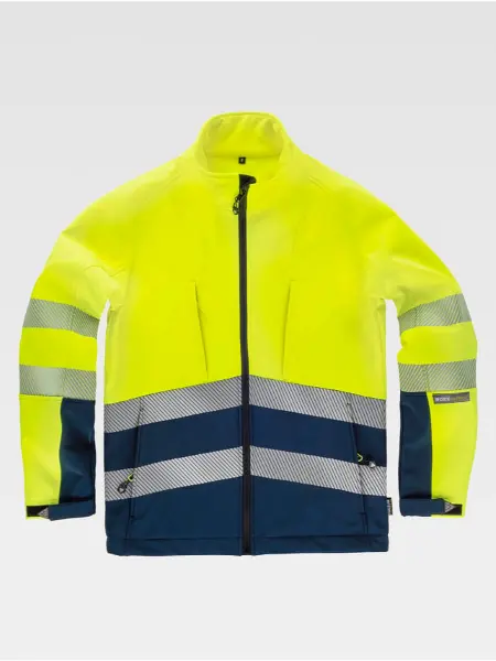 Softshell Alta Visibilita' Classe 2 Workteam all'ingrosso