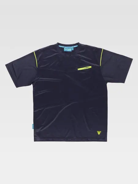 T-shirt Tecnica Con Taschino Workteam all'ingrosso