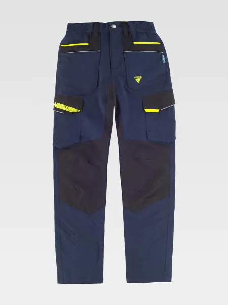 Pantalone Multitasche Elasticizzato Workteam all'ingrosso