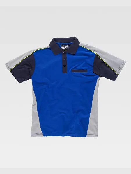 Polo Manica Corta Tecnica Workteam all'ingrosso