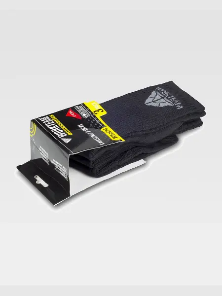 Calze Pack Da 3 Paia Tessuto Antibatterico Workteam all'ingrosso