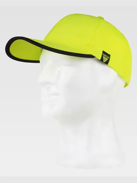 Cappello Visiera Curva 6 Pannelli Con Bordo Visiera A Contrasto Workteam all'ingrosso