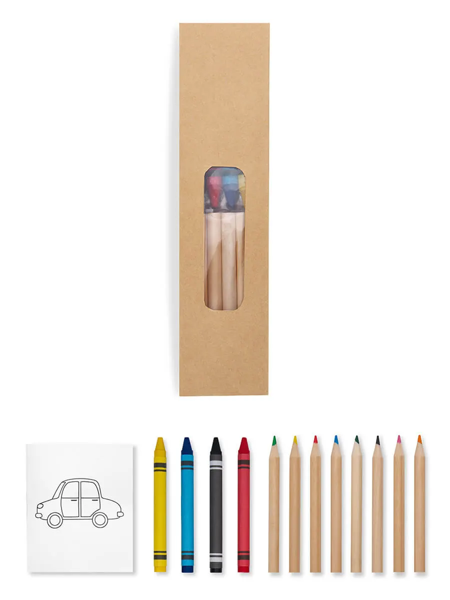 Set Per Disegnare Con Matite E Pastelli Sunshine