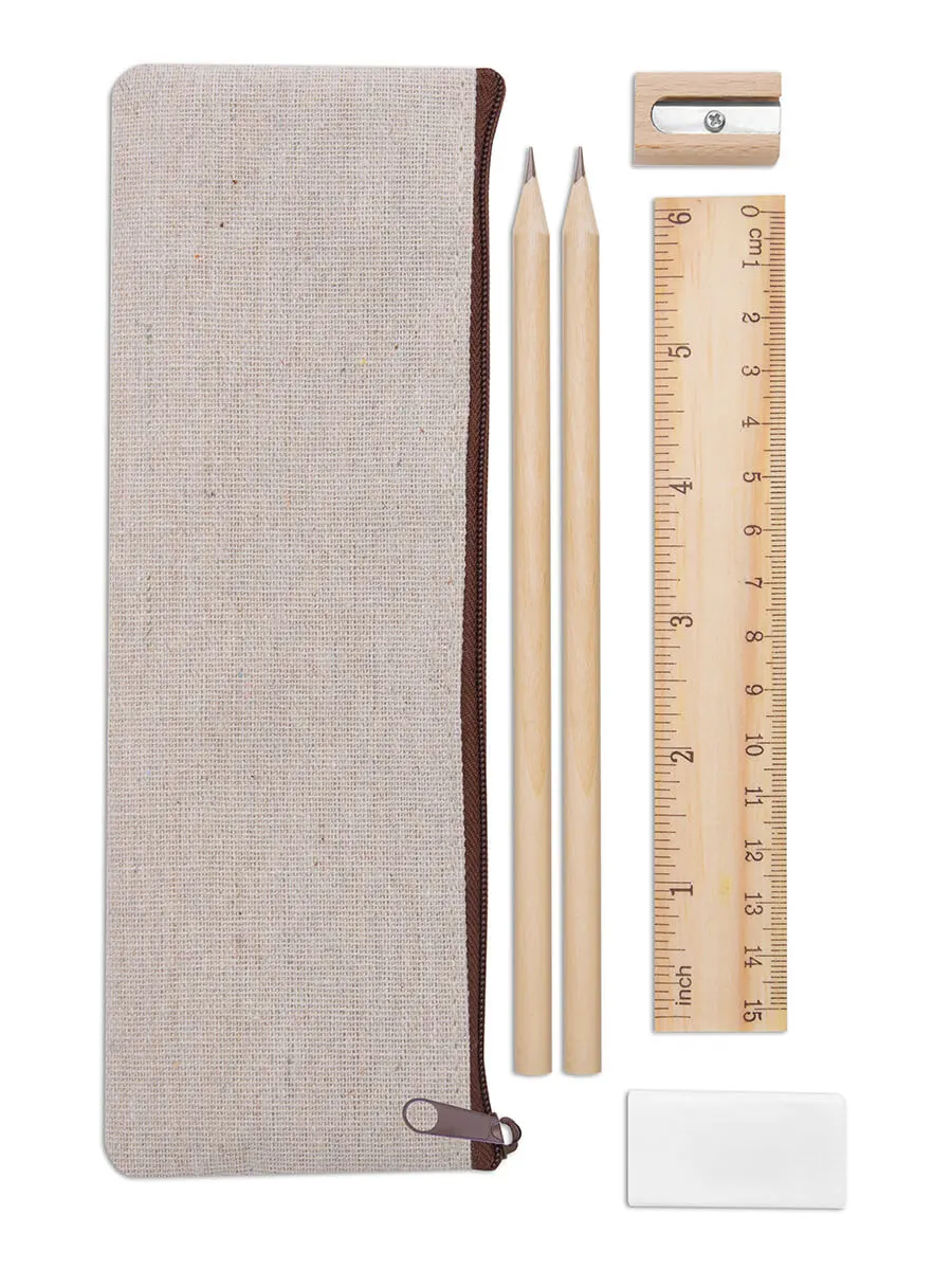 Set Scrittura In Astuccio Di Cotone Fanny Pouch