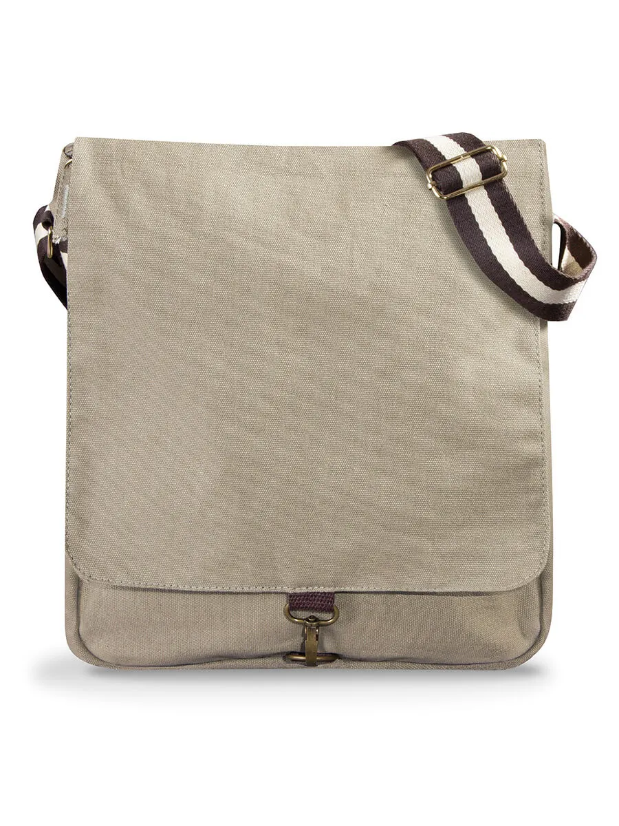 Borsa A Tracolla In Canvas Tsavo