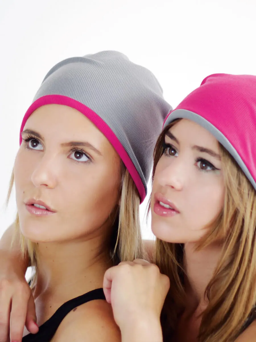 Cuffia In Maglia Reversibile