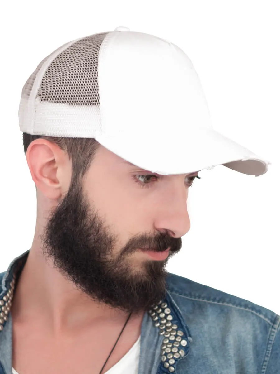Cappello Visiera Curva 5 Pannelli Mesh Posteriore