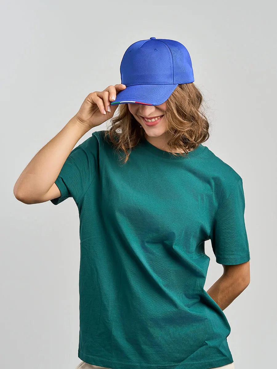 Cappello Visiera Curva 5 Pannelli Sostenibile