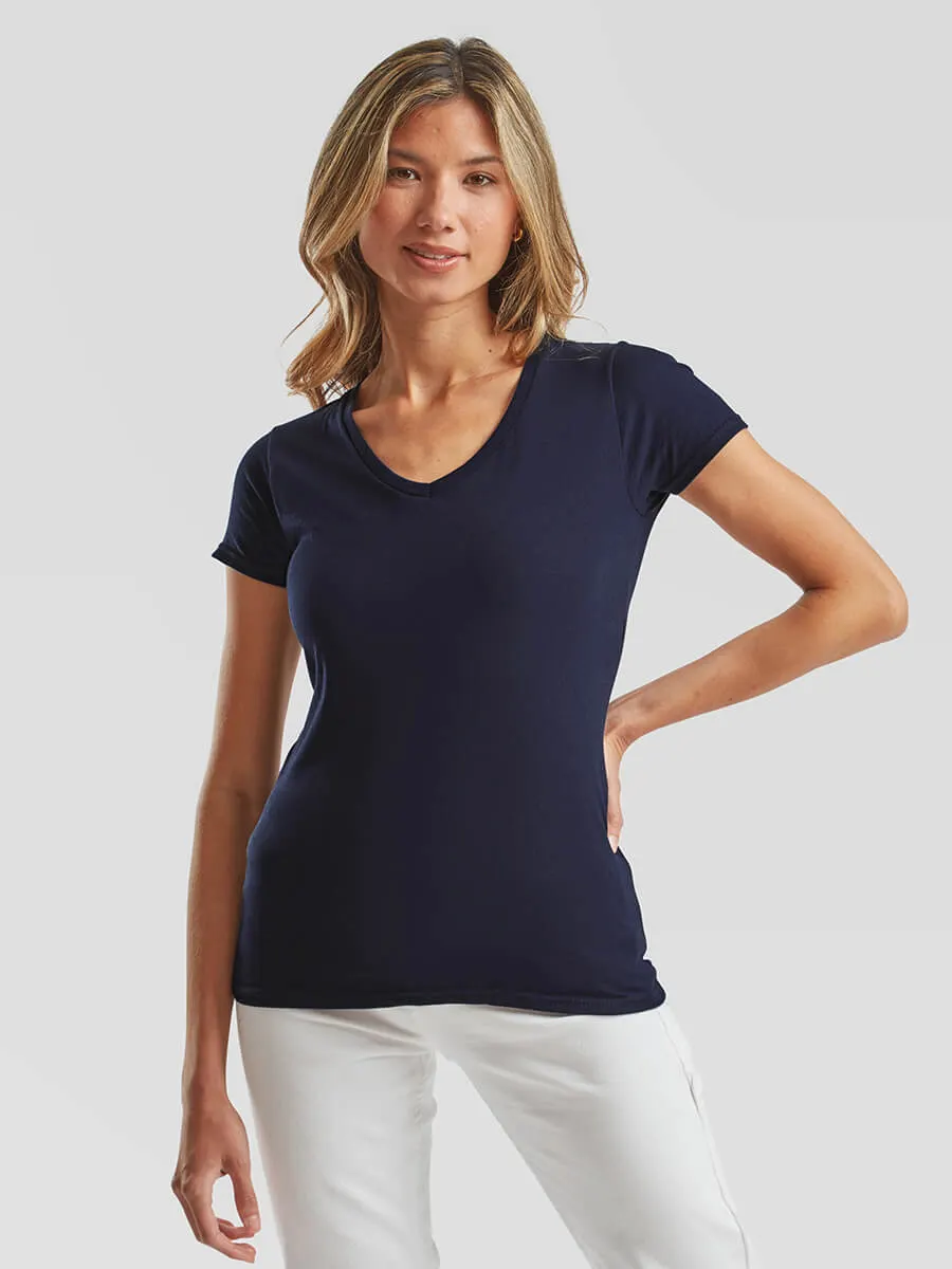 T-shirt Donna Manica Corta Collo A V Iconic 150