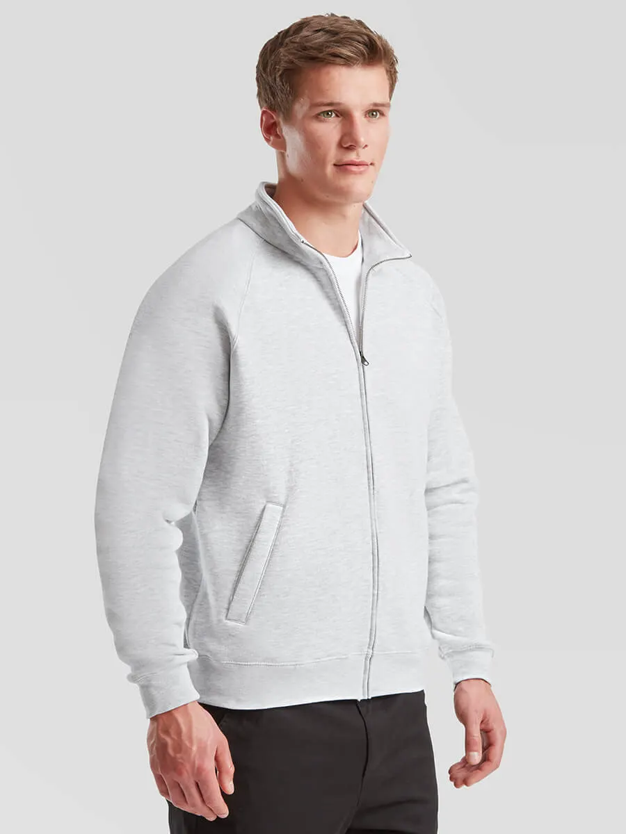 Felpa Uomo Zip Intera Premium