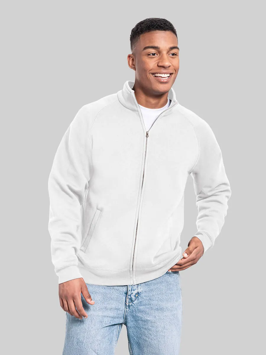 Felpa Unisex Zip Intera Iconic Premium
