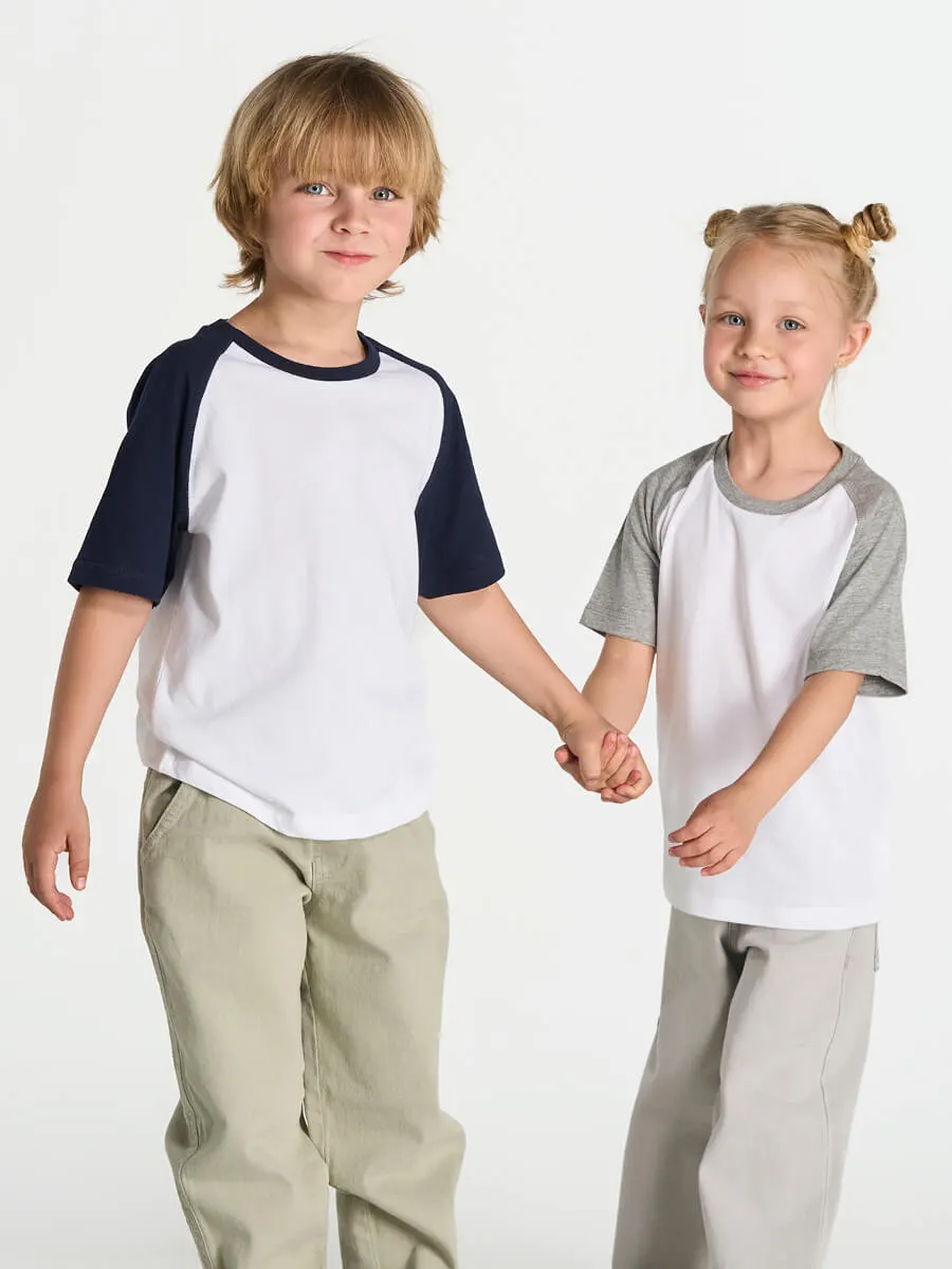 T-shirt Bambino Manica Corta Baseball