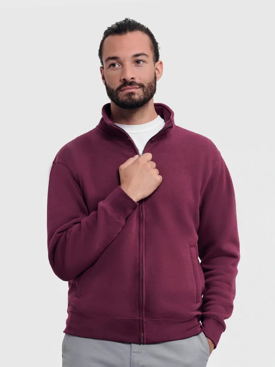 Felpa Uomo Zip Intera Authentic