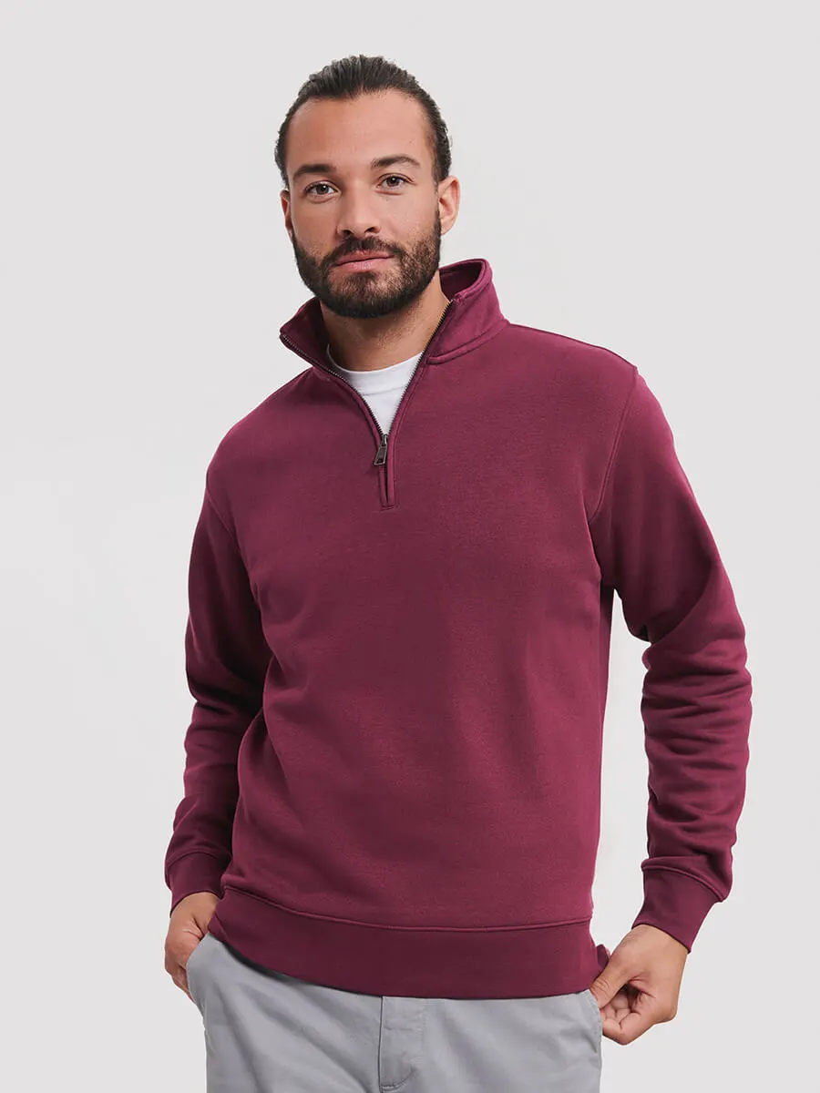 Felpa Unisex Mezza Zip Authentic