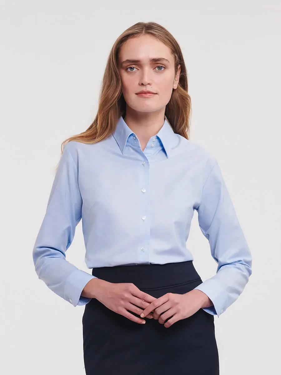 Camicia Donna Manica Lunga Oxford