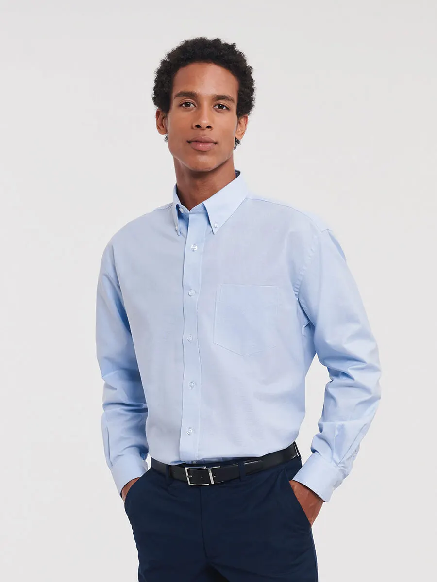 Camicia Uomo Manica Lunga Oxford
