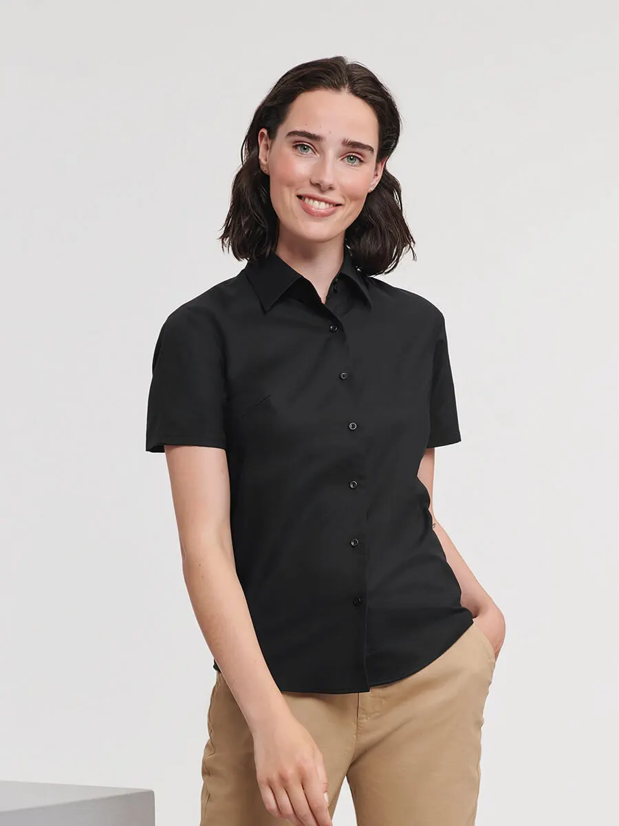 Camicia Donna Manica Corta Oxford
