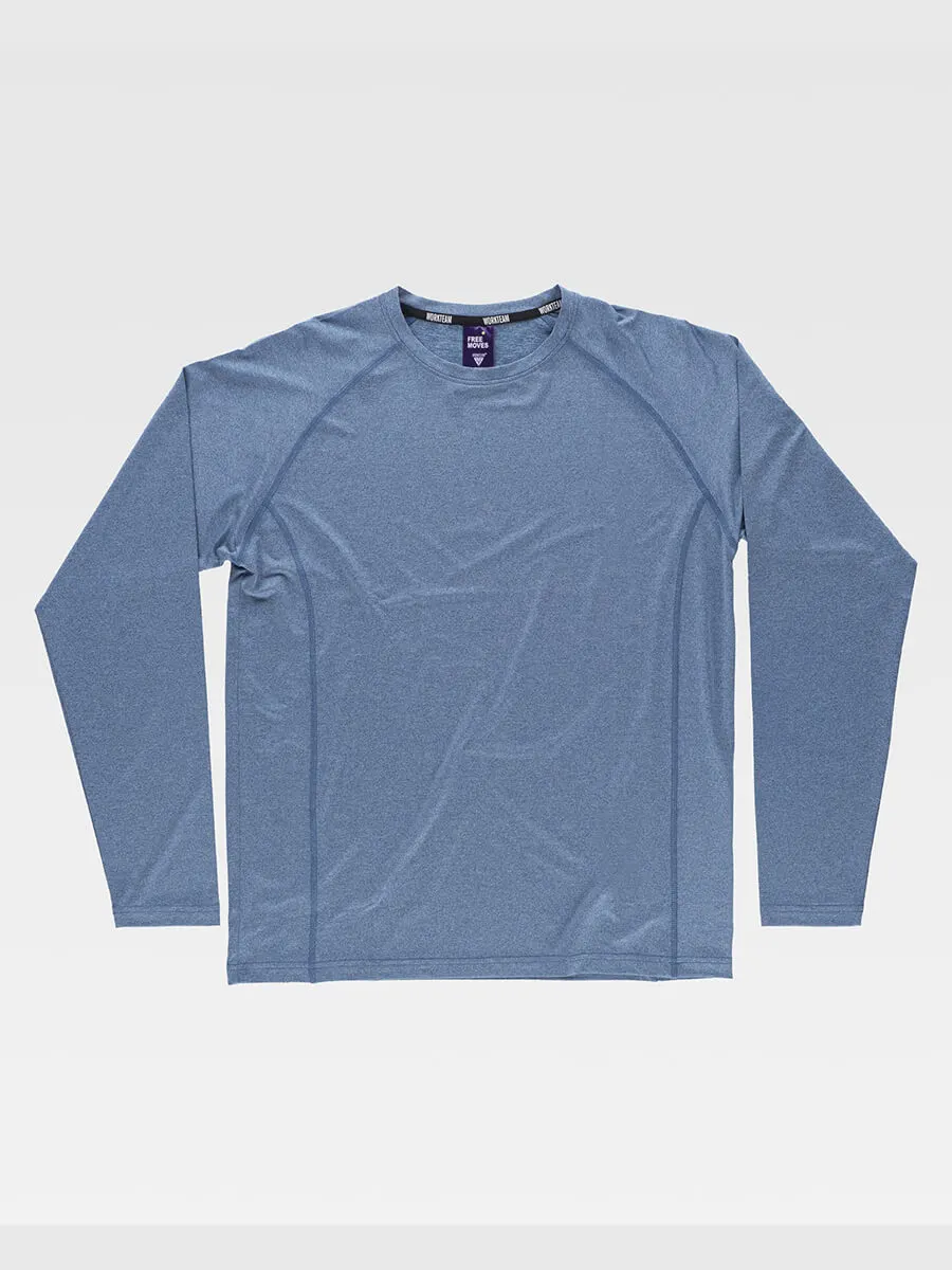 T-shirt Uomo Manica Lunga Tecnica