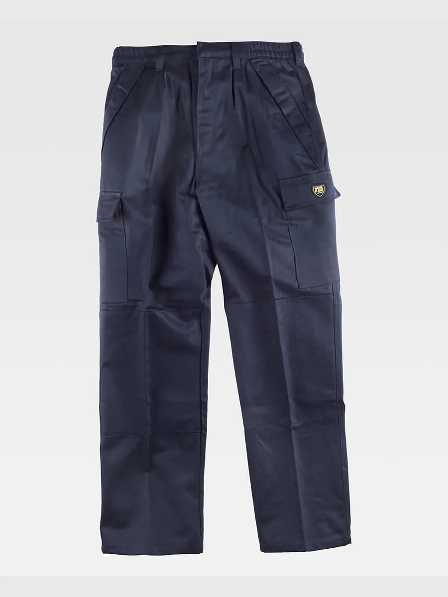 Pantalone Da Lavoro Multitasche Tessuto Antistatico Ignifugo