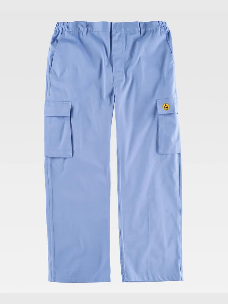 Pantalone Da Lavoro Tessuto Antistatico