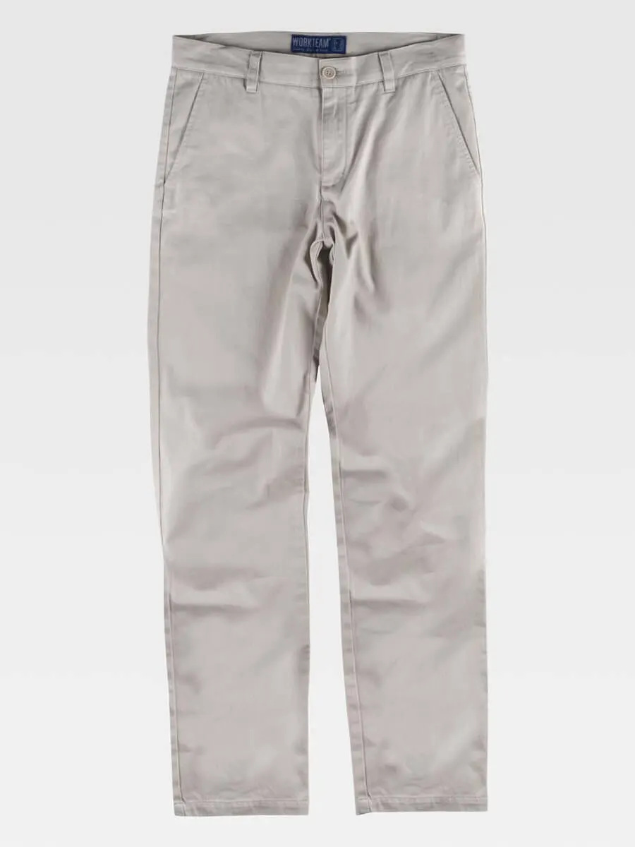 Pantalone Donna Da Lavoro In Cotone