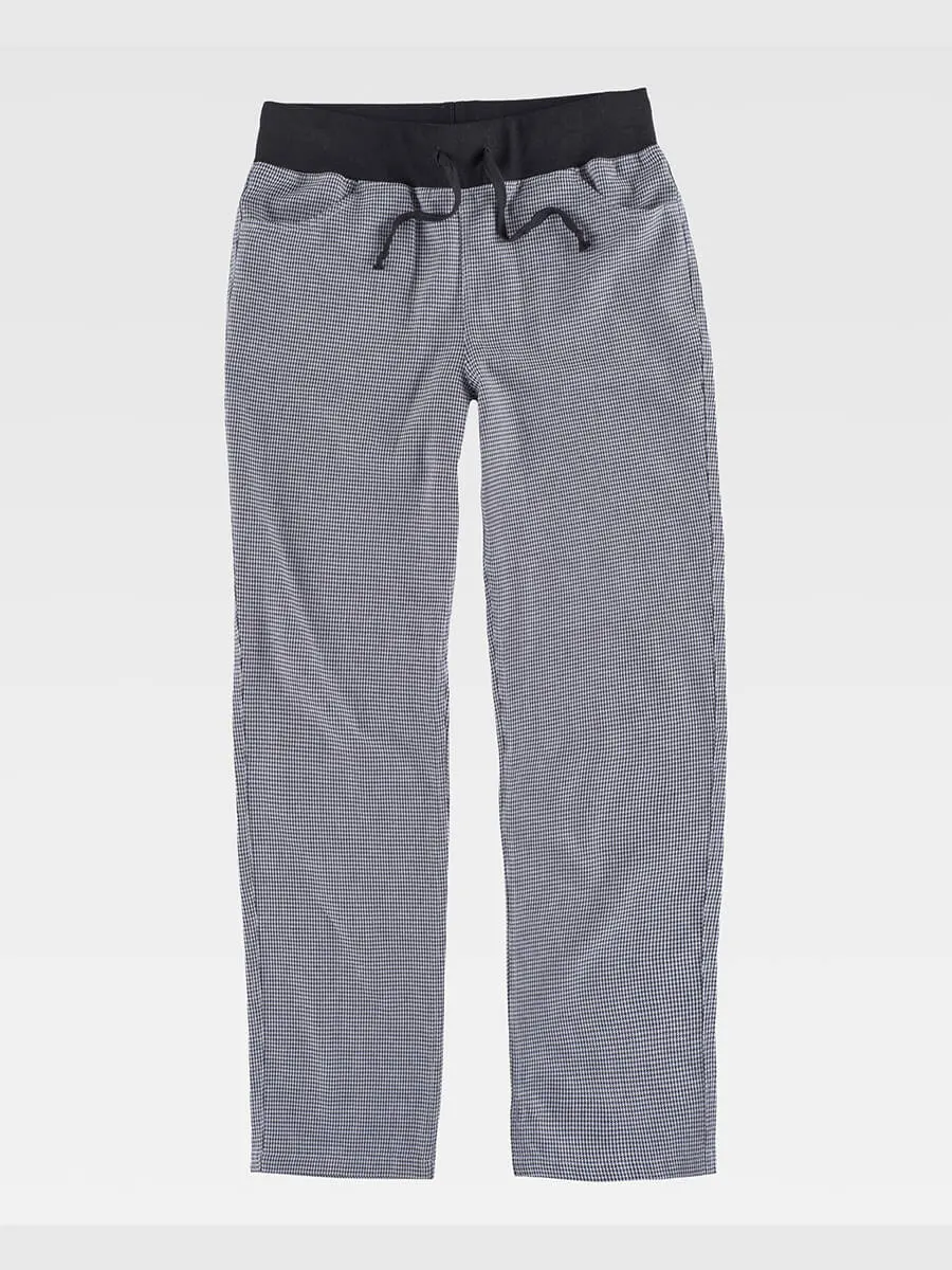 Pantalone Cuoco Tessuto A Quadretti