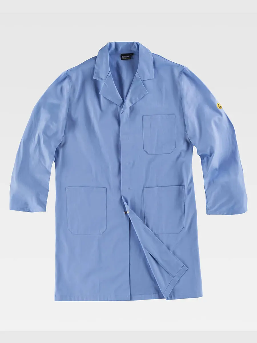 Camice Unisex Tessuto Antistatico