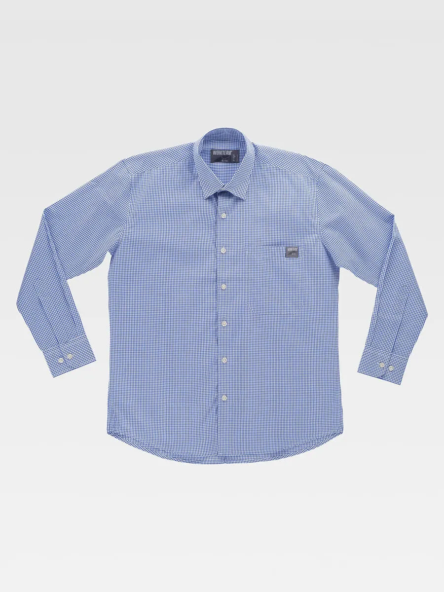 Camicia Manica Lunga A Quadretti