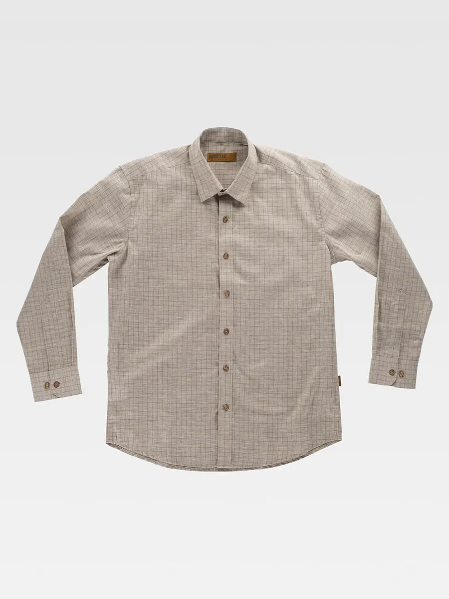 Camicia Manica Lunga A Quadretti