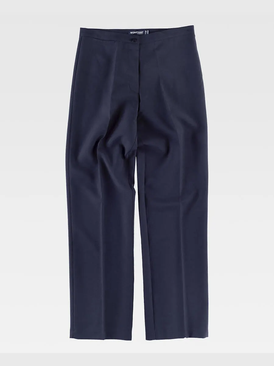 Pantalone Donna Con Cintura E Pences