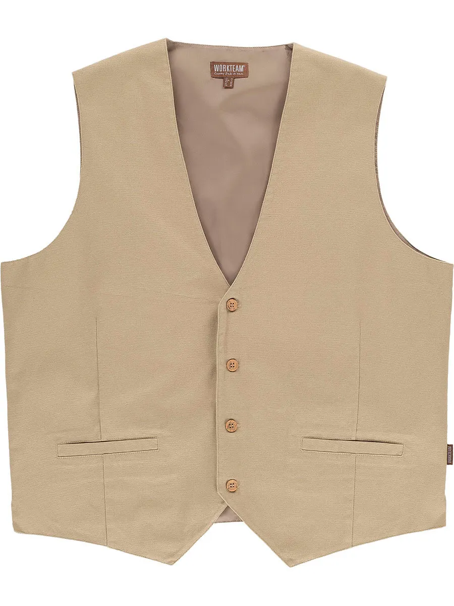 Gilet Tessuto Canvas