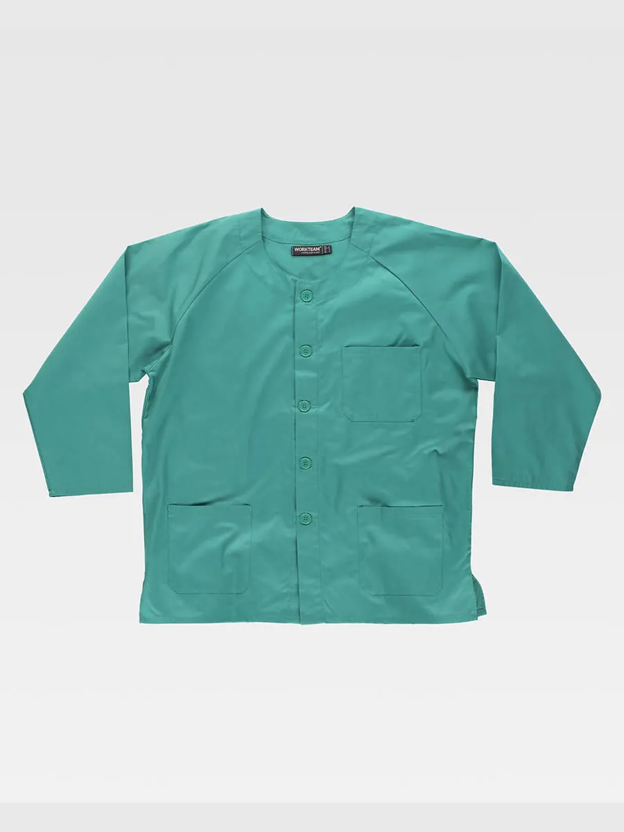 Casacca Unisex Manica Lunga Con Bottoni