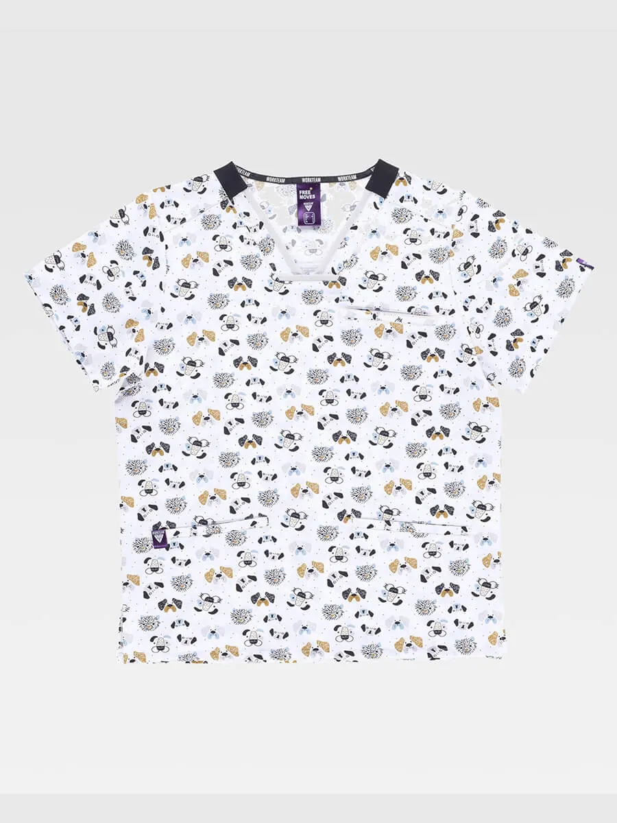 Casacca Unisex Tessuto Elasticizzato Stampato