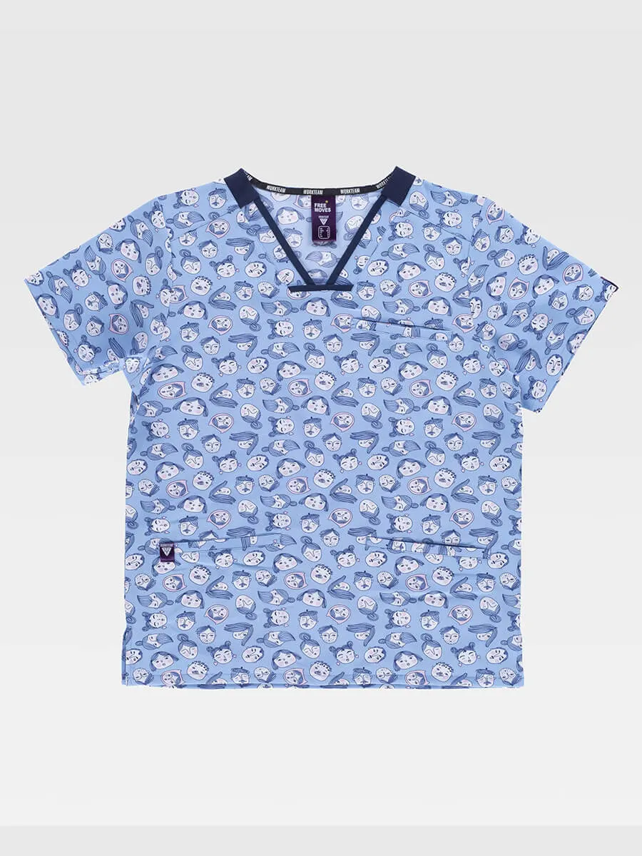 Casacca Unisex Tessuto Elasticizzato Stampato