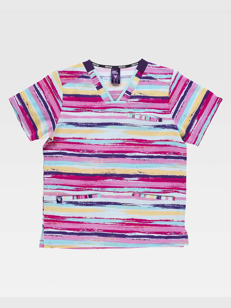 Casacca Unisex Tessuto Elasticizzato Stampato