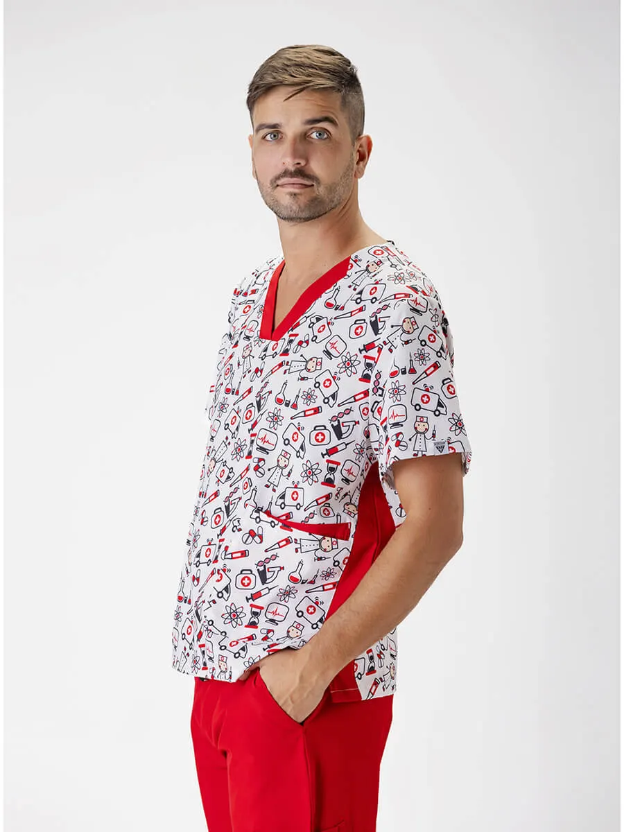 Casacca Unisex Tessuto Elasticizzato Stampato